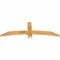 Ekena Millwork Bellingham Rough Sawn Timber Gable Bracket, Western Red Cedar, 60"W x 20"H x 2"D x 4"F, 8/12 Pitch GBW060X20X0204BEL00RWR - alternate 2